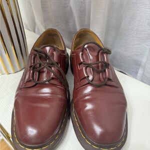 Dr. Martens Cherry Red Leather Oxfords